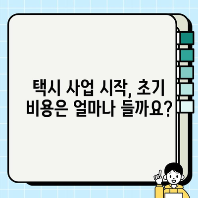 개인택시 vs 법인택시, 시세 차이 비교 분석 | 택시 사업, 초기 비용, 장단점