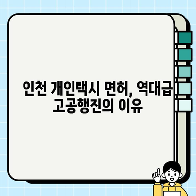 인천 개인택시 면허 시세, 역대급 상승 이유 분석 | 2023년 최신 현황 및 전망