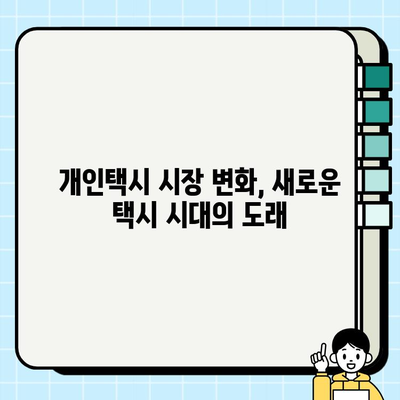 서울 개인택시 시세 급등 원인 분석| 심층 분석 및 전망 | 개인택시, 시장 동향, 가격 변동, 미래 전망