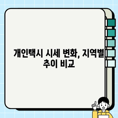 개인택시 시세, 전국 비교 분석| 지역별 가격 정보 한눈에 보기 | 개인택시, 시세, 가격, 비교, 분석, 지역