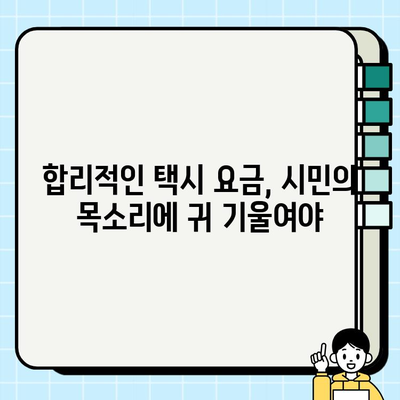 고가의 개인택시 요금, 시민 생계 위협하는 현실 | 개인택시 요금 폭등, 대중교통 이용 부담 증가, 사회적 문제 심각