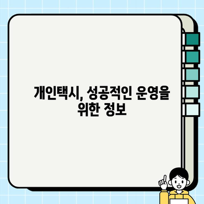 서울 개인택시 시세 & 자격 요건 완벽 정리| 한번에 알아보기 | 개인택시, 면허, 취득, 비용, 정보