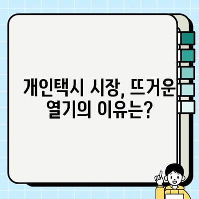 서울 개인택시 역대급 시세, 그 이유를 파헤쳐 보세요! | 개인택시 시장 분석, 가격 상승 요인, 전망