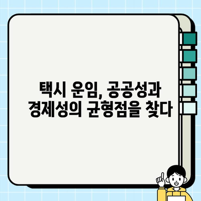 개인택시 요금 할증, 정부 지원과 규제 개선 방안| 현황 분석과 개선 방향 | 택시 운임, 공공 서비스, 정책 제언