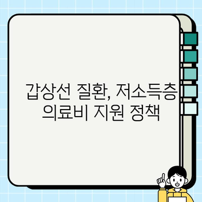 갑상선 검사 결과, 보건소 지원은 얼마나 받을 수 있을까요? | 갑상선 질환, 의료비 지원, 보건소 혜택