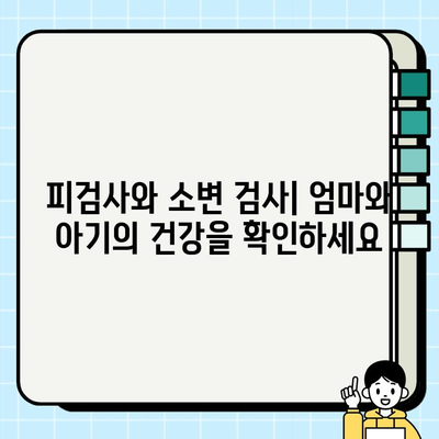 임신 중 필수 검사| 보건소에서 제공하는 피검사 & 소변 검사 종류와 주의 사항 | 임신 초기 검사, 산전 검사, 건강 관리