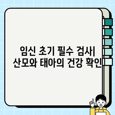 김포 보건소 산전 검사| 건강 검진과 피검사 종류 및 주의 사항 | 임신 초기, 산모 건강, 필수 검사