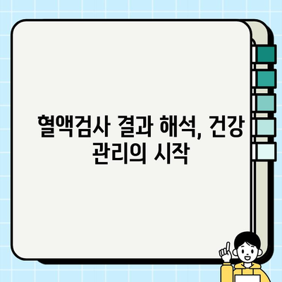 보건소 혈액검사로 알아보는 나의 건강 상태| 주요 검사 항목과 결과 해석 | 건강검진, 혈액검사 종류, 건강 관리 팁