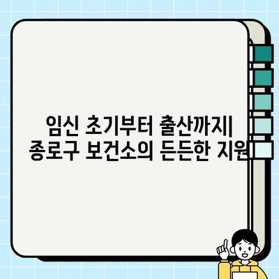 종로구 보건소 임산부 혜택| 목투명대 검사 & 필수 피검사 안내 | 임신 초기 검사, 산모 건강 관리, 출산 지원