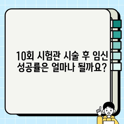 10회 시험관 시술 후 임신 성공 가능성은? | 비용, 신청 방법, 성공 사례