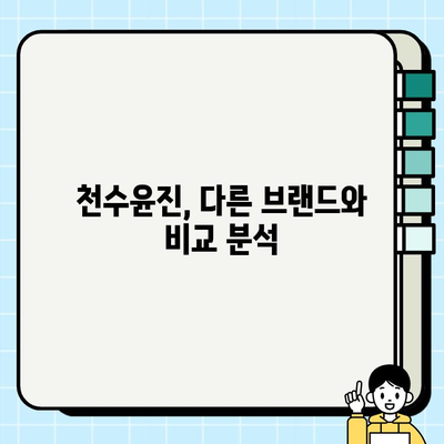 천수윤진 가격 효율 좋은 피부 관리 솔루션 비교 분석 | 효과적인 선택 가이드