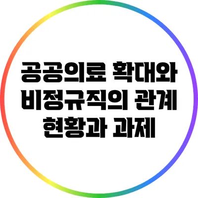 공공의료 확대와 비정규직의 관계: 현황과 과제